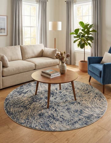 7' x 7' Oasis Round Rug
