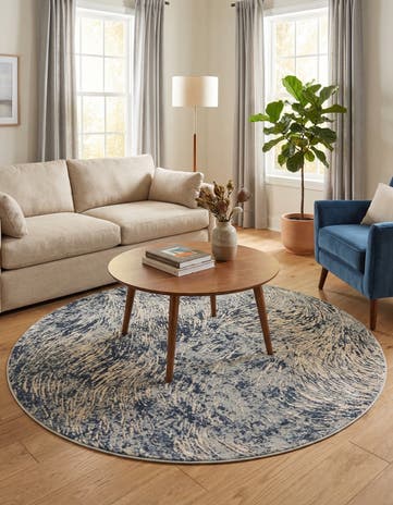 7' x 7' Oasis Round Rug