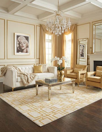 10' x 14' Marilyn Monroe™ Glam Deco Rug