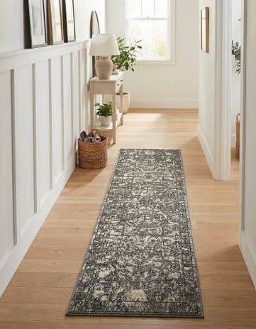 Gray Miranda Runner Rug