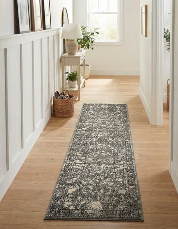 Gray Miranda Runner Rug