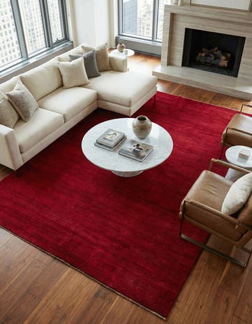 6' 7 x 9' 6 Hand Knotted Modern Ziegler Rug