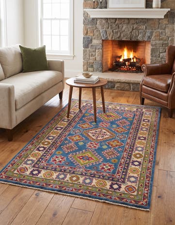 120cm x 195cm Hand Knotted Kazak Rug
