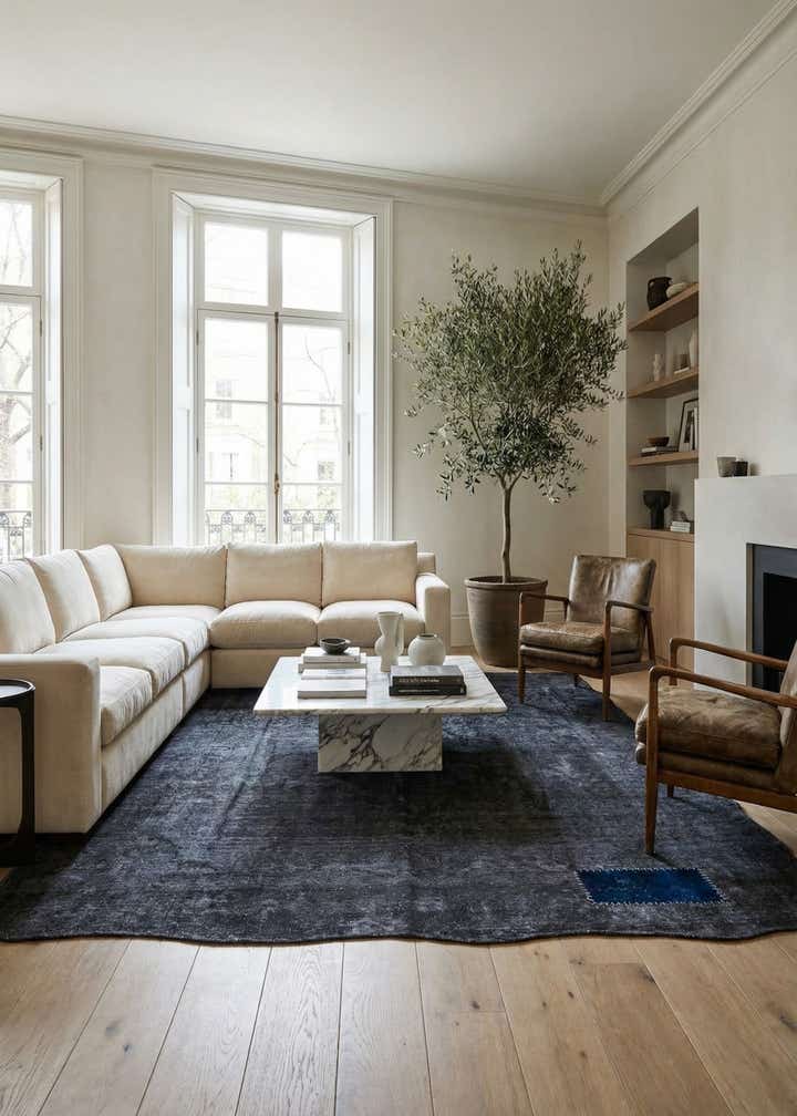 7' 8 x 10' 11 Hand Knotted Ultra Vintage Persian Wool Rug