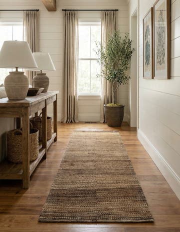 2' 7 x 7' 8 Juma Wool Runner Rug