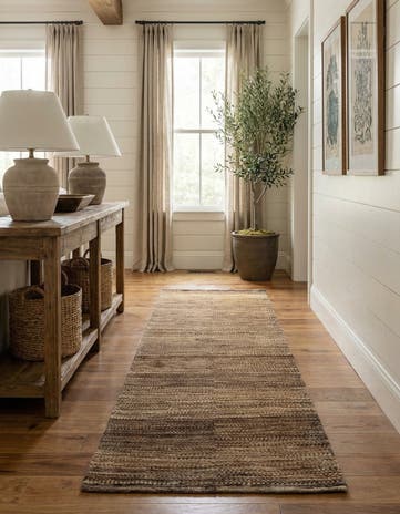 2' 7 x 7' 8 Juma Wool Runner Rug