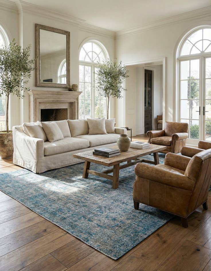 Detail image of 9' 2 x 11' 9  Hand Knotted Ultra Vintage Persian Wool Rug