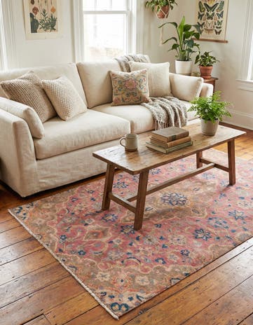 3' 3 x 5' 3 Hand Knotted Ultra Vintage Persian Wool Rug