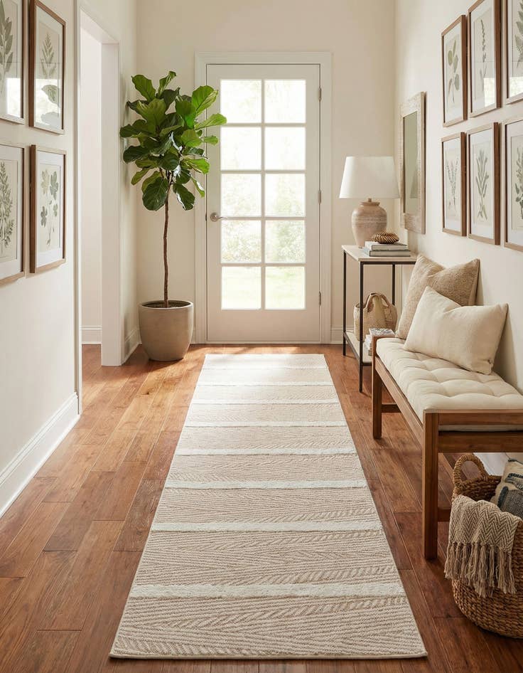 Detail image of 2' 7 x 12' Sabrina Soto Casa Madrid Runner Rug