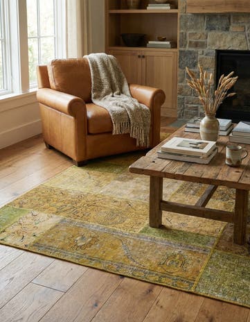3' 4 x 5' 7 Hand Knotted Ultra Vintage Persian Wool Rug