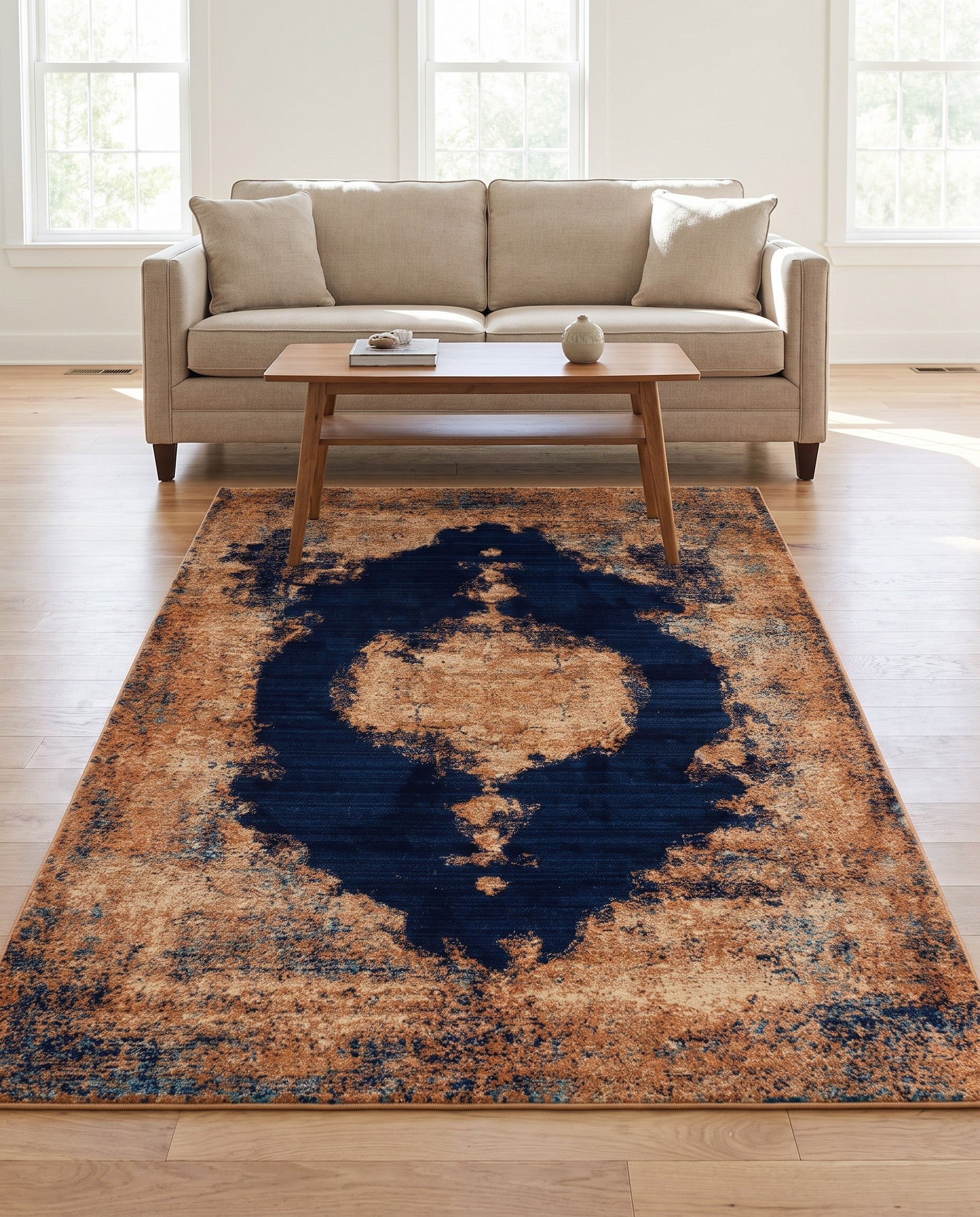 Navy Blue Charlestown Rug