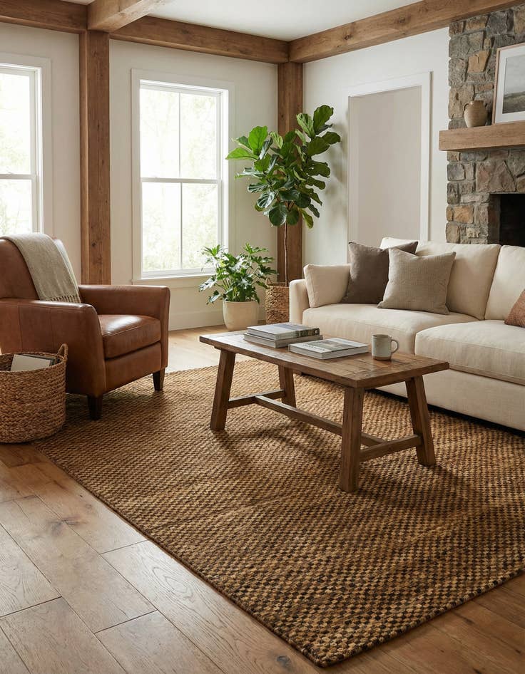 Detail image of 5' 7 x 8' 1  Hand Knotted Kashkuli Gabbeh Oriental Wool Rug