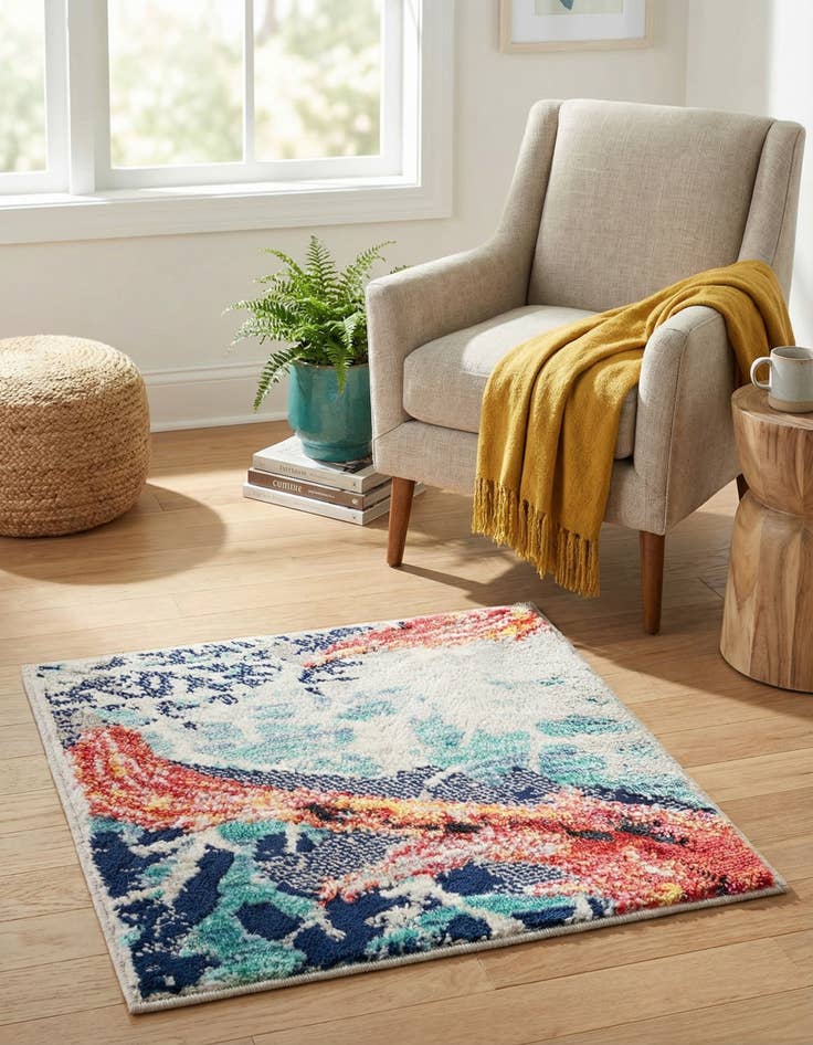 Detail image of  1' 4 x 1' 4 Ariel Sample Rug