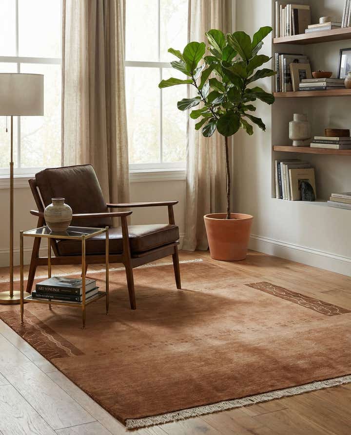 5' 9 x 8' Hand Knotted Nepal Rug