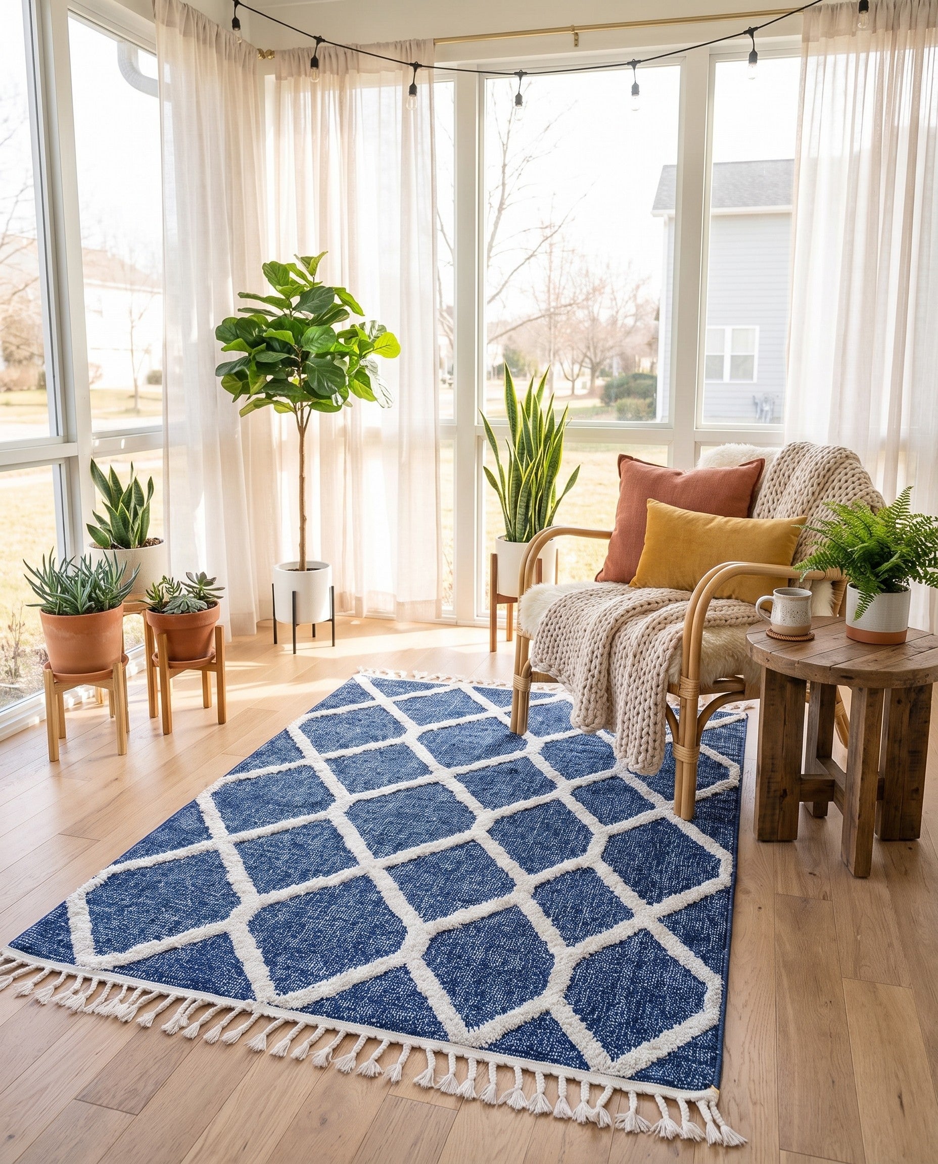 5' 3 x 8' Boho Rug