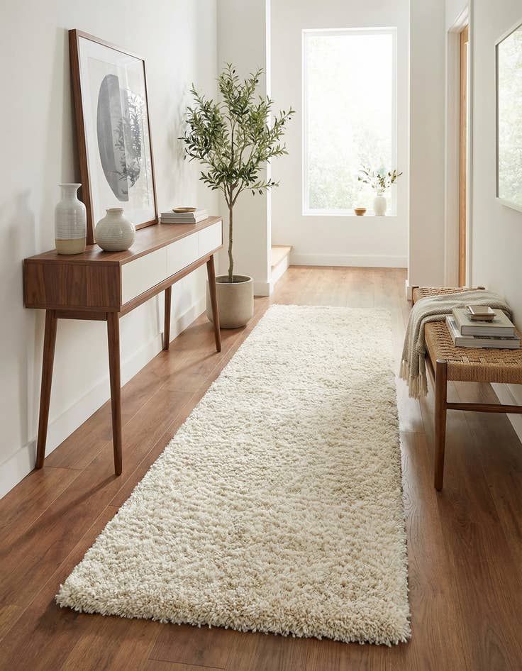 Detail image of  2' 6 x 19' 8 Everyday Shag Runner Rug