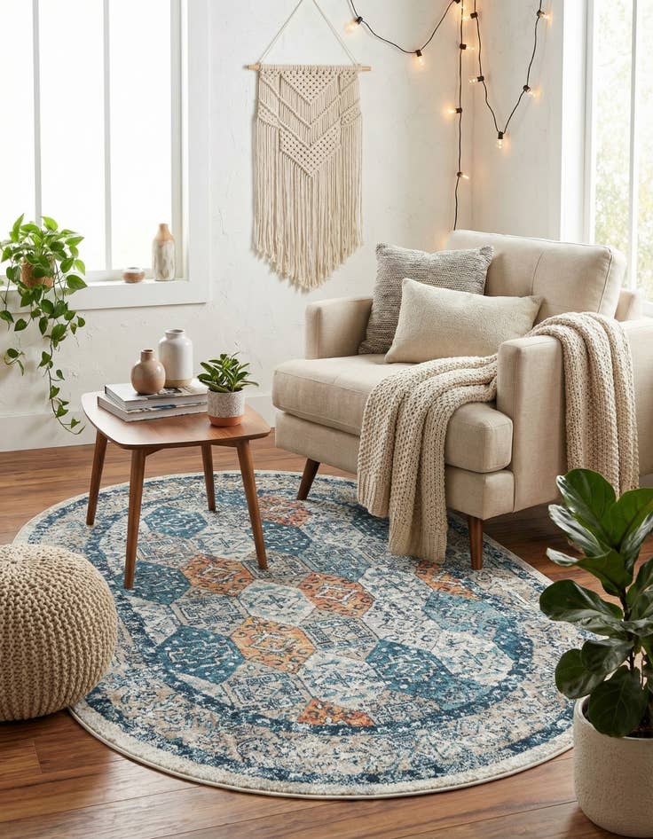 Detail image of  4' x 6' Lola Oval Rug