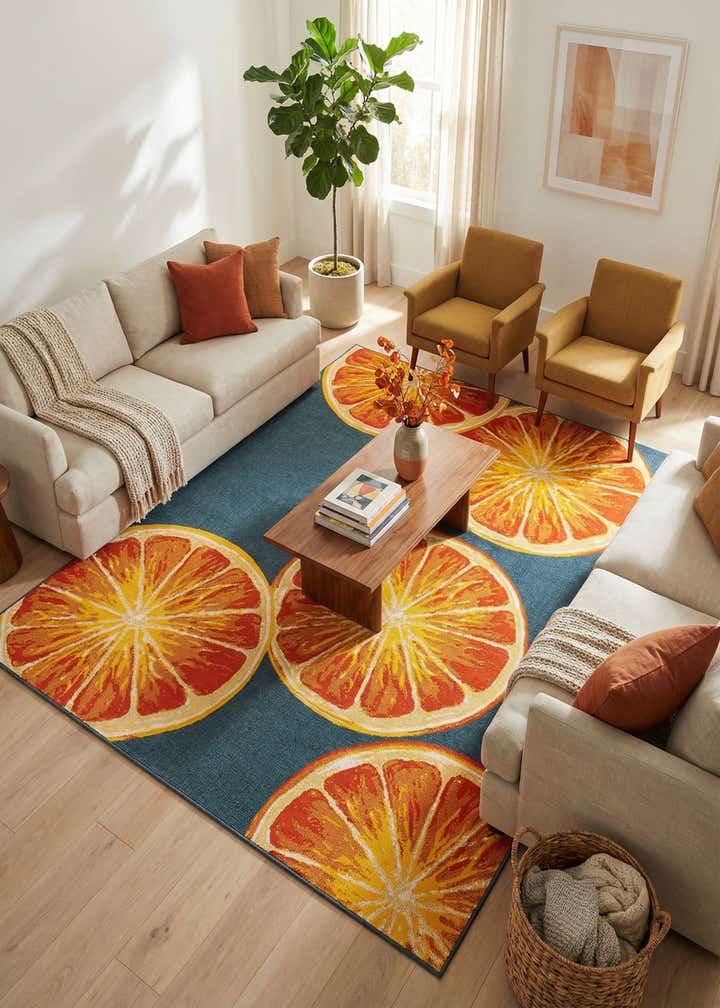 7' 10 x 10' Easy-Clean Modern Indoor / Outdoor Rug