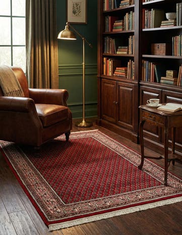 3' 3 x 5' 2 Hand Knotted Mir Wool Rug
