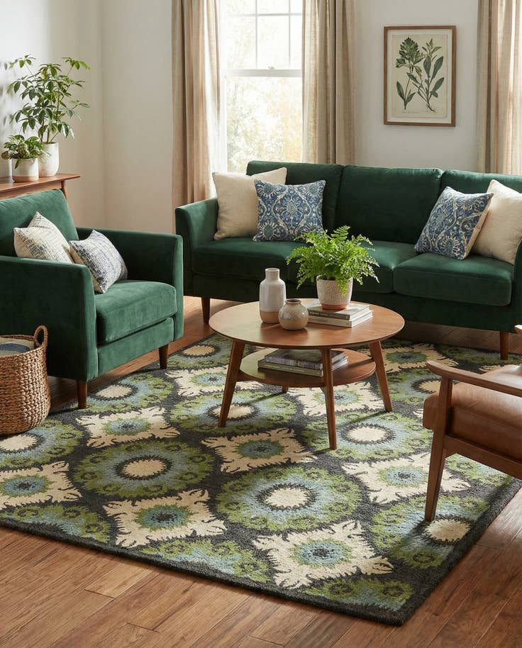 Detail image of 8' x 9' 10 Luna Rug