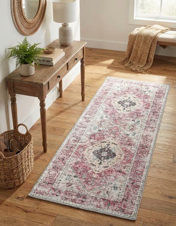 2' x 5' Washable Yara Runner Rug
