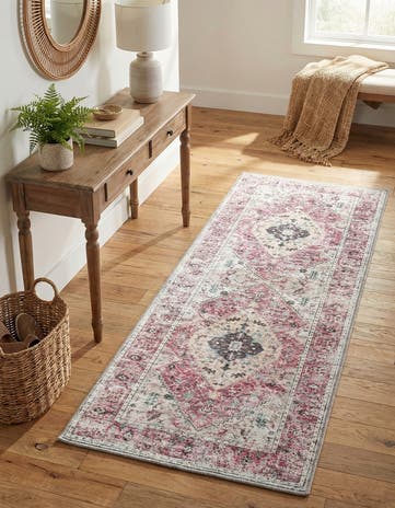 2' x 5' Washable Yara Runner Rug
