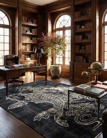 9' 5 x 12' 4 Vintage Wool Rug