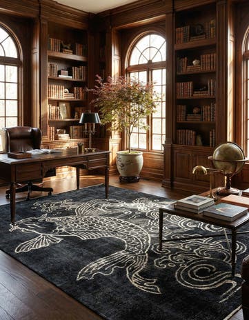9' 5 x 12' 4 Vintage Wool Rug