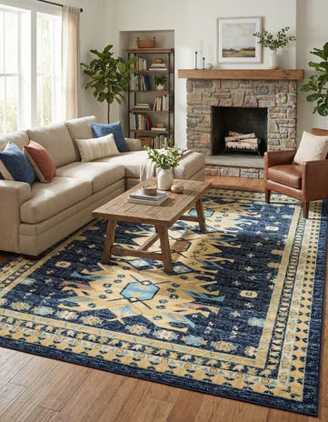 10' x 13' Heris Rug