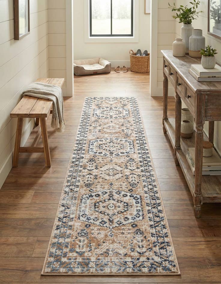 Detail image of  2' 7 x 12' Oxford Runner Rug
