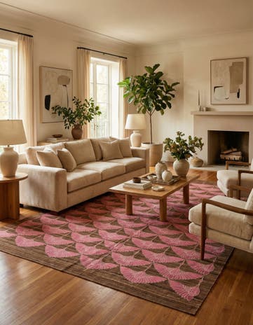 6' 5 x 9' 9 Hand Woven Kilim Modern Wool Rug