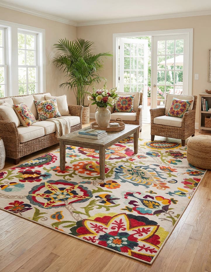 9' x 12' Easy-Clean Casablanca Indoor / Out...