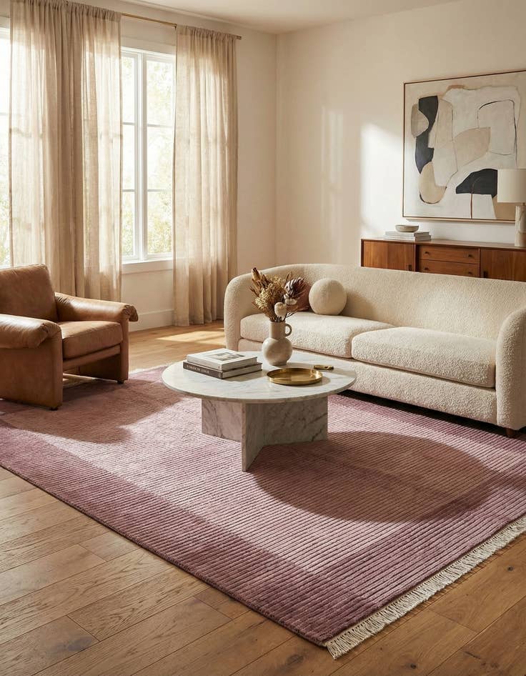 Detail image of 4' 11 x 6' 7  Hand Knotted Darya Wool Rug