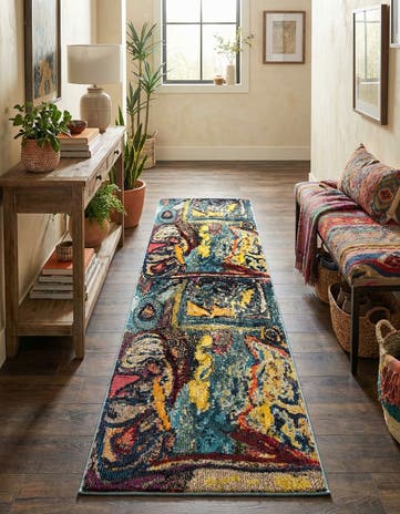 2' x 8' Washable Haerfest Runner Rug