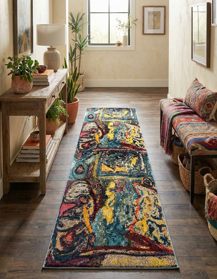 2' x 8' Washable Haerfest Runner Rug