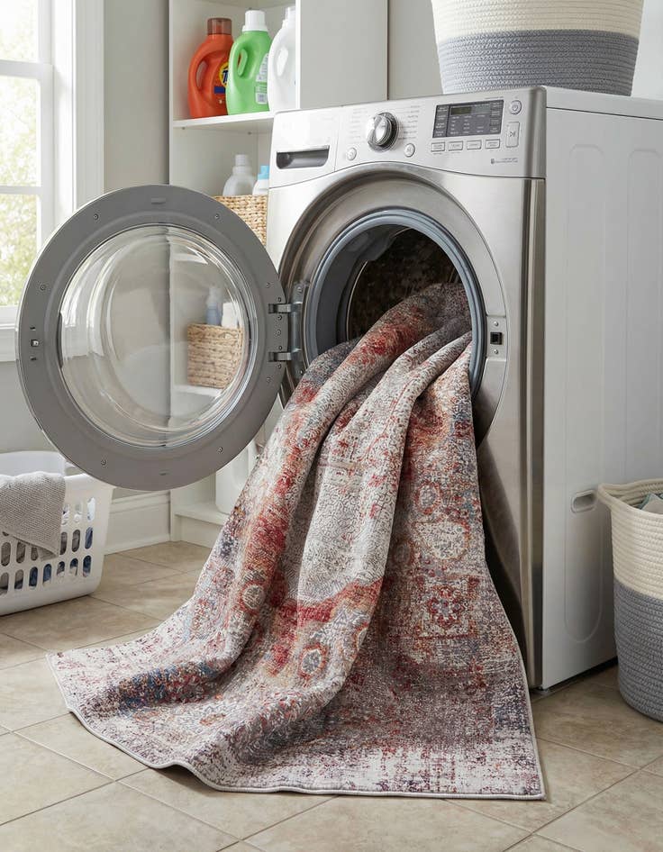 Detail image of 7' 10 x 10'  Washable Yara Rug