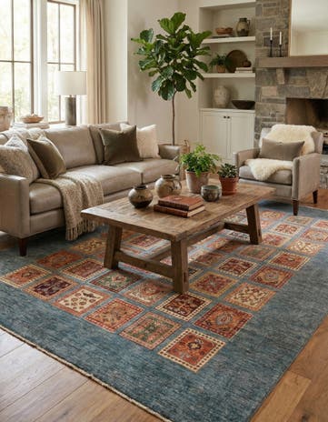 5' 9 x 8' 1 Hand Knotted Ariana Ziegler Rug