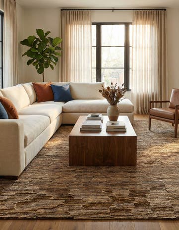 6' 5 x 9' Hand Knotted Darya Wool Rug