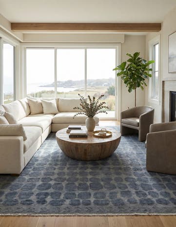 10' 2 x 14' 5 Hand Knotted Darya Wool Rug
