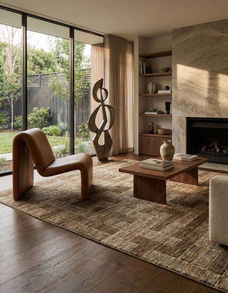 Detail image of 5' x 6' 8 Juma Wool Rug