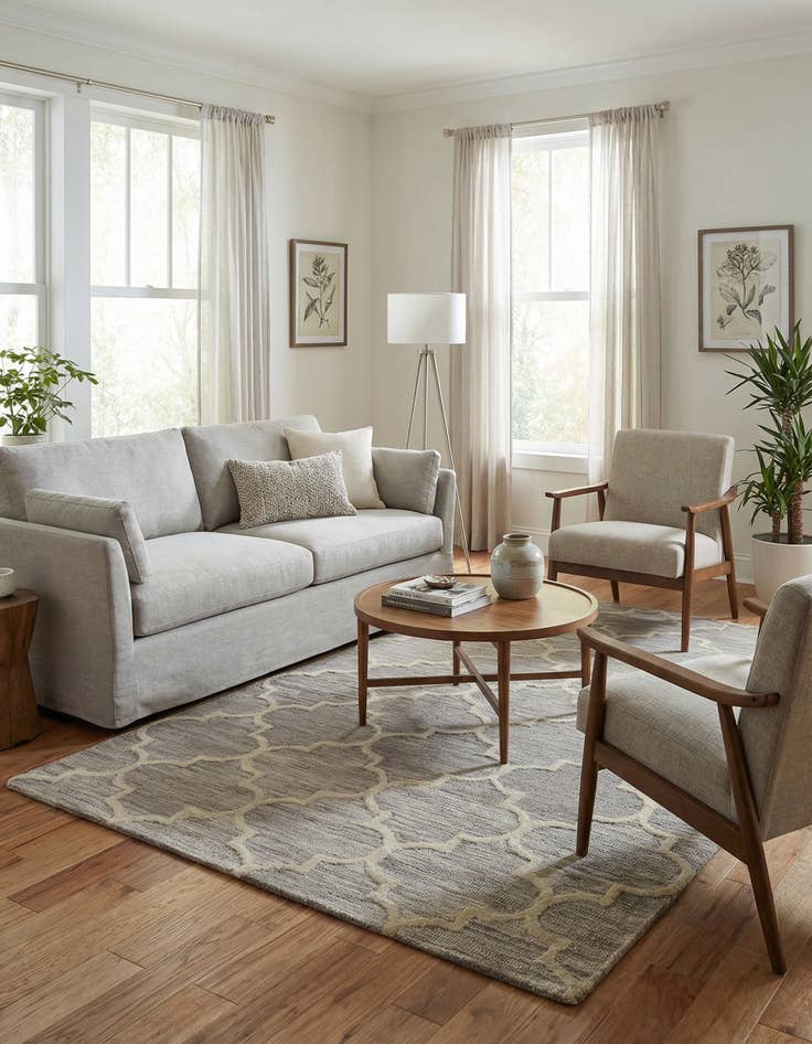 Detail image of 5' 2 x 8' Luna Rug