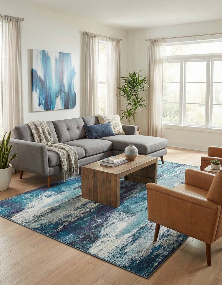 Detail image of  10' 6 x 16' 5  Washable Sevilla Rug