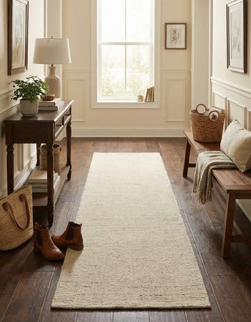 2' x 8' Hand Woven Jill Zarin English Manor Farmhouse Wool Runner Rug