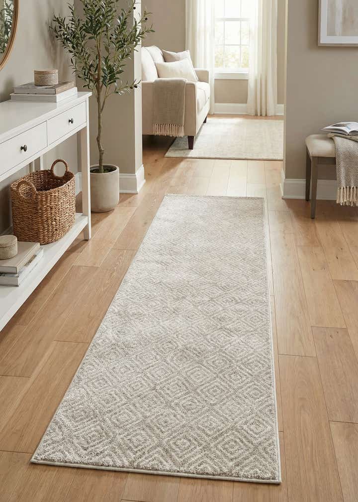 2' 7 x 10' Easy-Clean Sabrina Soto Indoor / Outdoor Runner Rug
