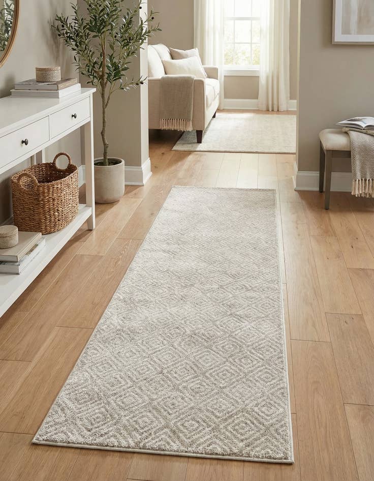 Detail image of  2' 7 x 10'  Washable Sabrina Soto Indoor / Outdoor Runner Rug