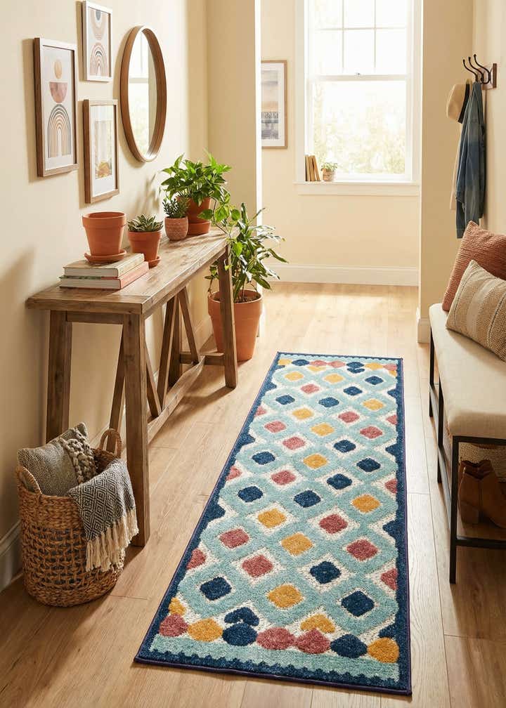 2' x 6' Easy-Clean Belize Indoor / Outdoor Runner Rug