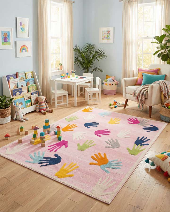 5' 3 x 7' 7 Easy-Clean Indoor / Outdoor Rug