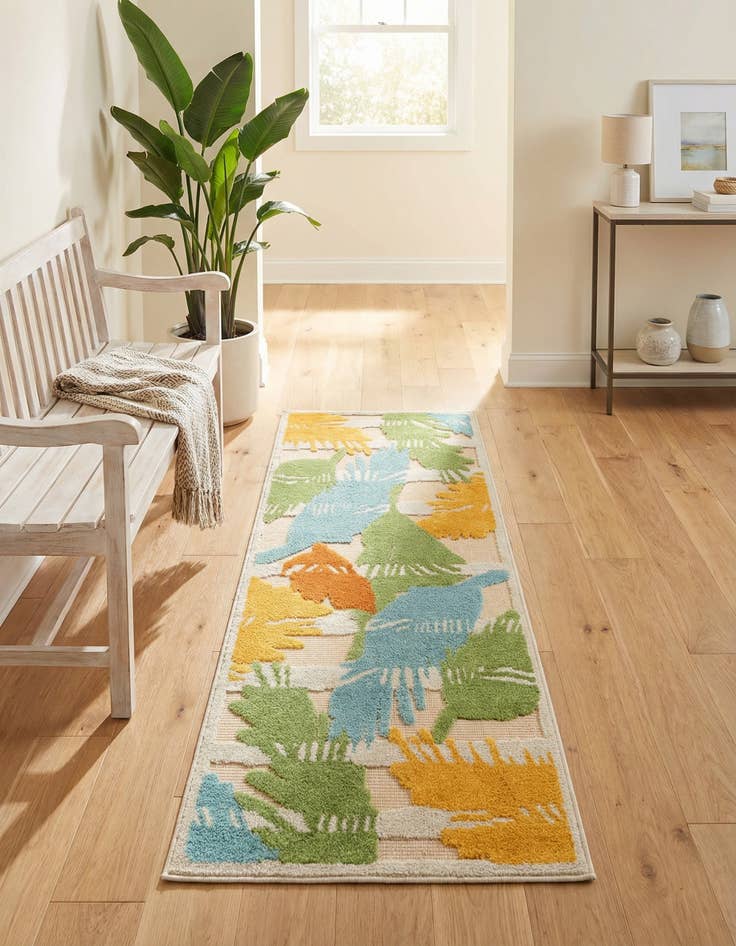 Detail image of 2' x 6' Easy-Clean Aruba Indoor / Outdoor Runner Rug