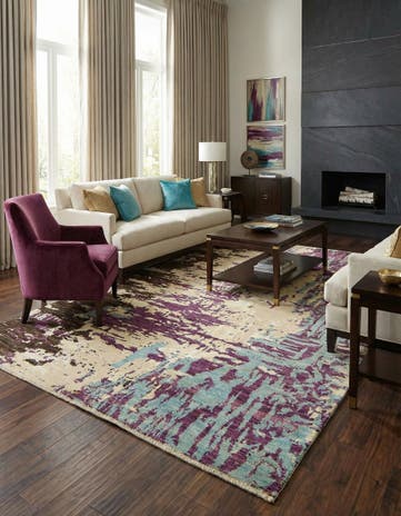 6' 2 x 9' 2 Hand Knotted Darya Rug