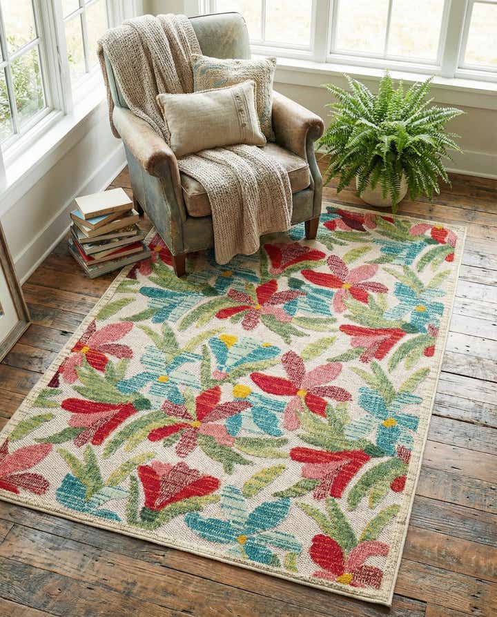 4' x 6' Easy-Clean Casablanca Indoor / Outdoor Rug